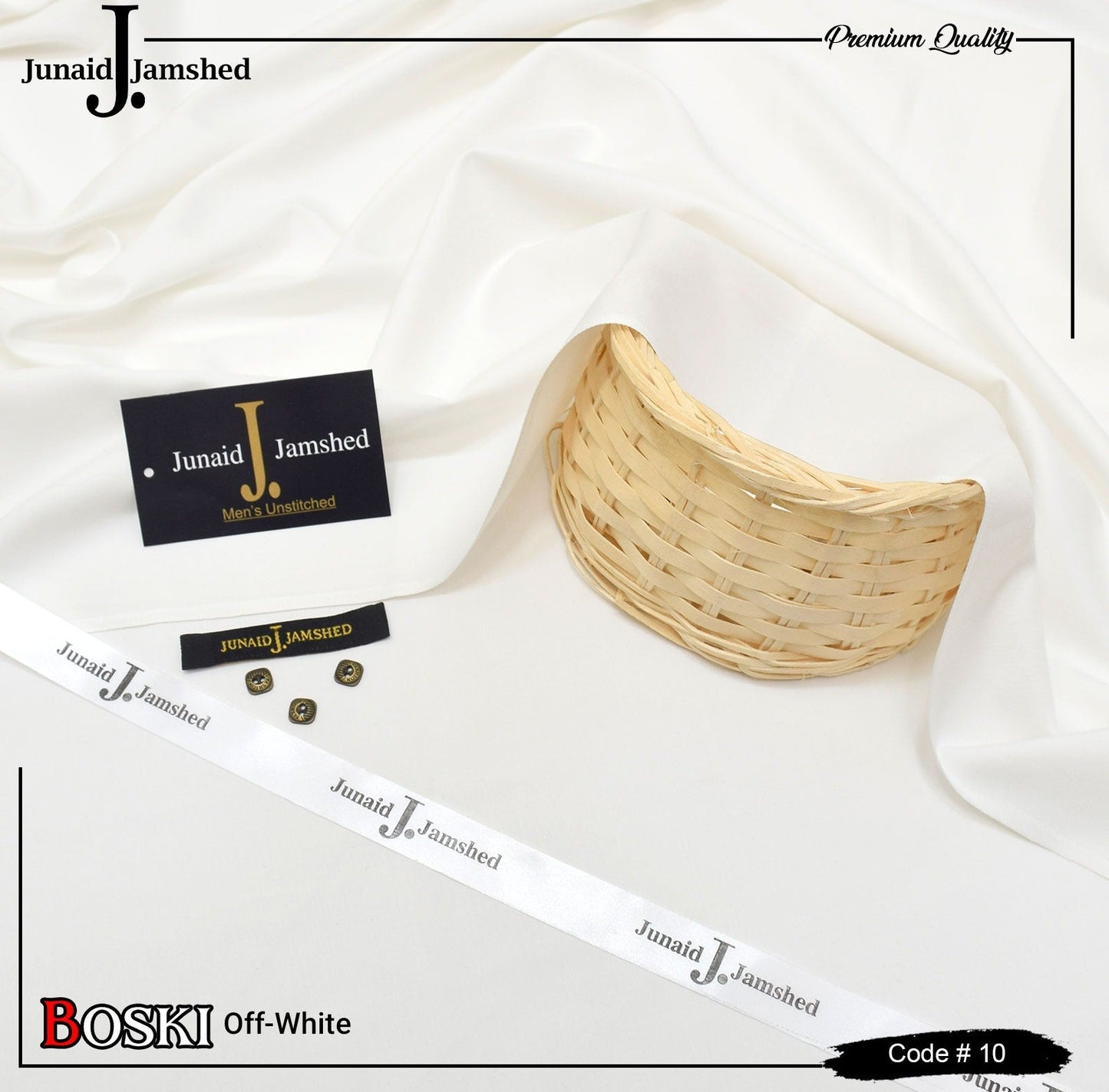 J. Junaid Jamshed Off-white